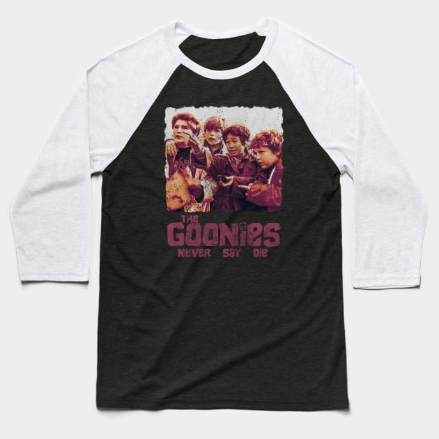 The goonies adventure Baseball T-Shirt by Polaroid Popculture